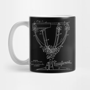 Timpano Adjuster Musical Instrument Vintage Patent Drawing Mug